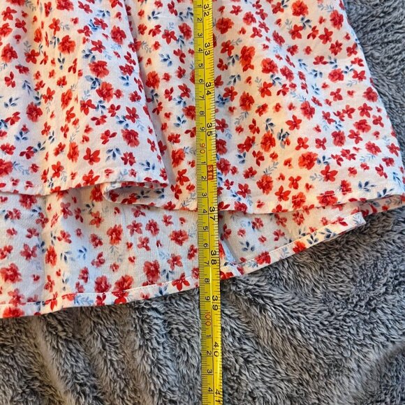 OLd Navy Dress‎ Plus XXL Ditsy Floral Square Neck Flutter Sleeve Peasant 16714 - Picture 10 of 12